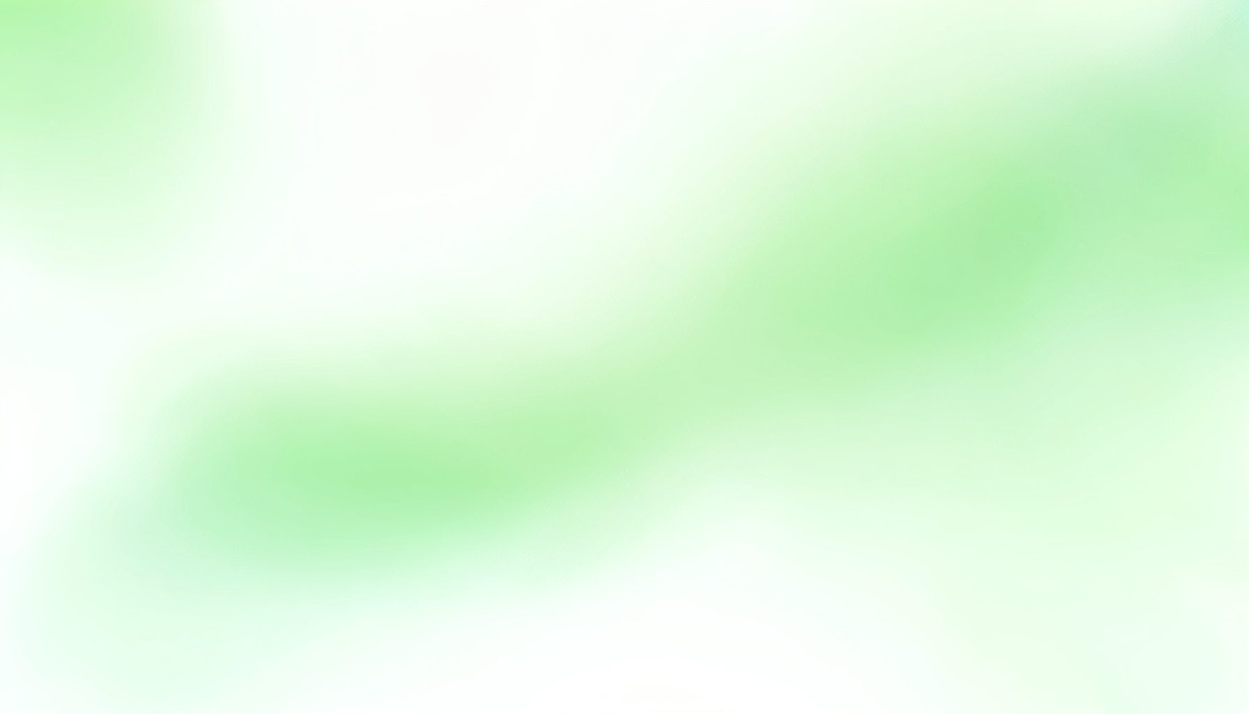 Soft green and white gradient with a fresh, clean, organic feel, evoking natural wellness and vitality.